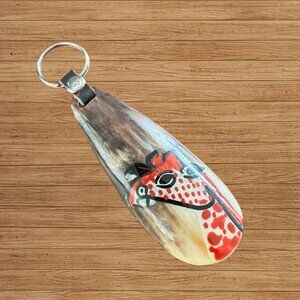 African Made Giraffe Keychain – Hand-Painted in Kenya